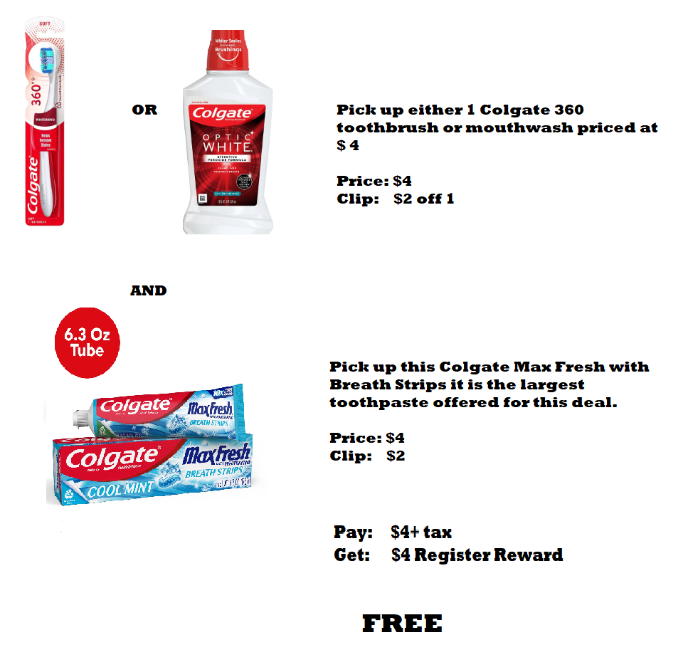 Get FREE Colgate Products at Walgreens- 3/3/24-3/10/24